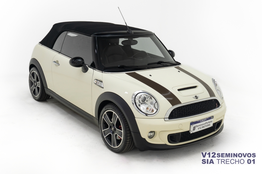 mini cooper 1.6 s cabrio 16v gasolina 2p automatico.