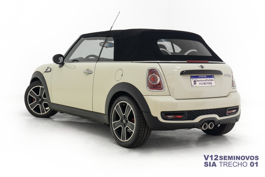 mini cooper 1.6 s cabrio 16v gasolina 2p automatico.