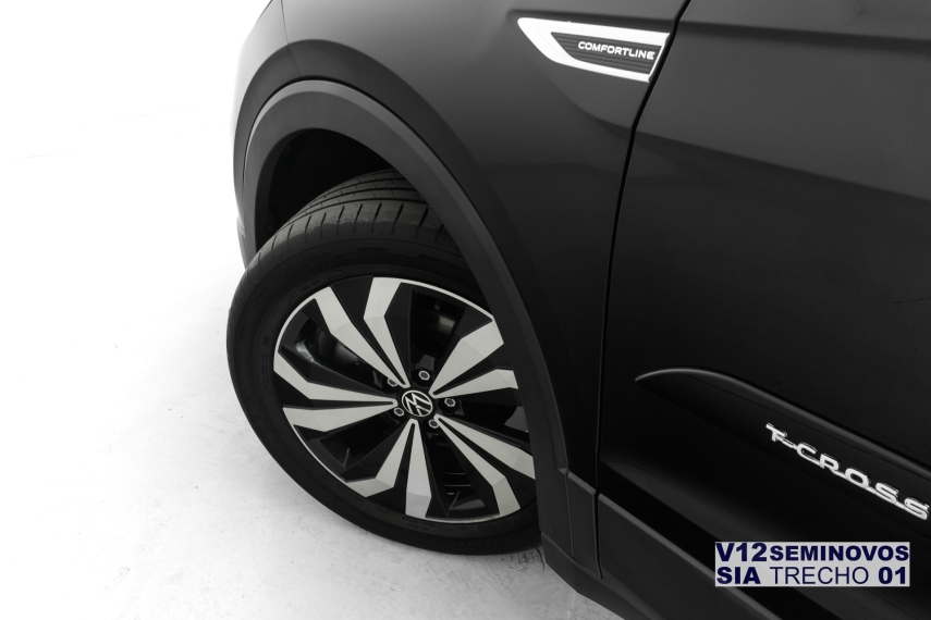 volkswagen t-cross 1.0 200 tsi total flex comfortline automatico.