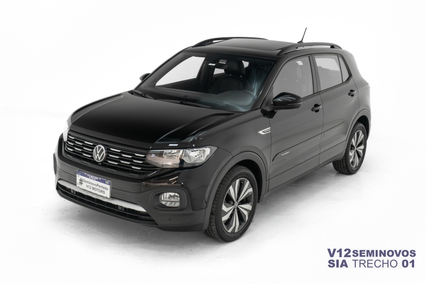 volkswagen t-cross 1.0 200 tsi total flex comfortline automatico.