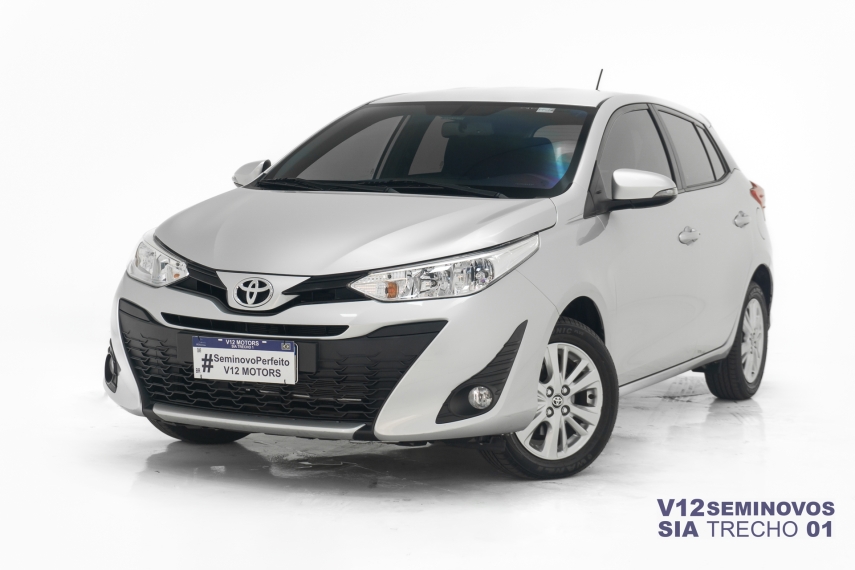 toyota yaris 1.3 16v flex xl multidrive 5p automatico 20191