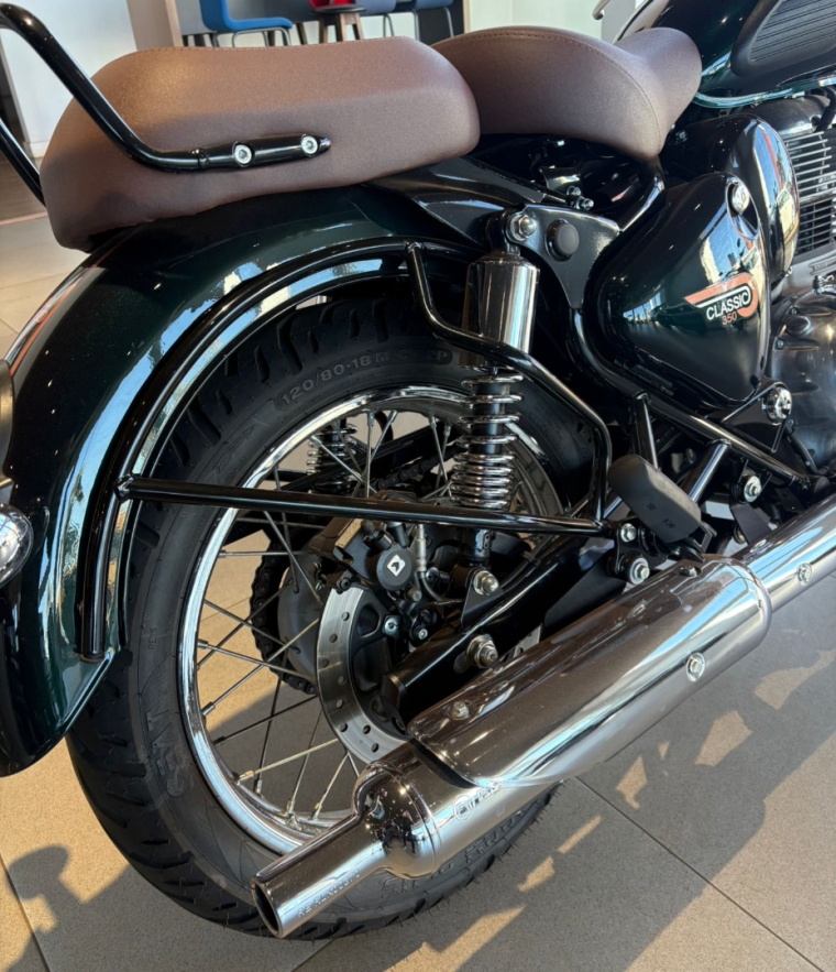 royal enfield classic 350 halcyon green gasolina manual 2024