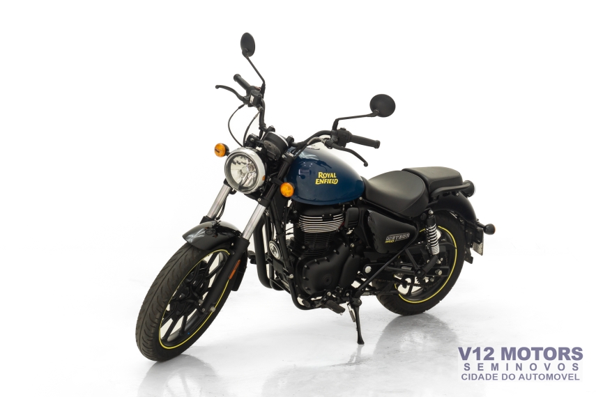 royal enfield meteor 350 fireball blue gasolina manual 2024