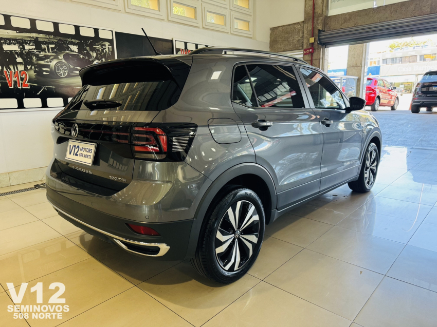 volkswagen t-cross 1.0 200 tsi total flex comfortline automatico 4p 2022