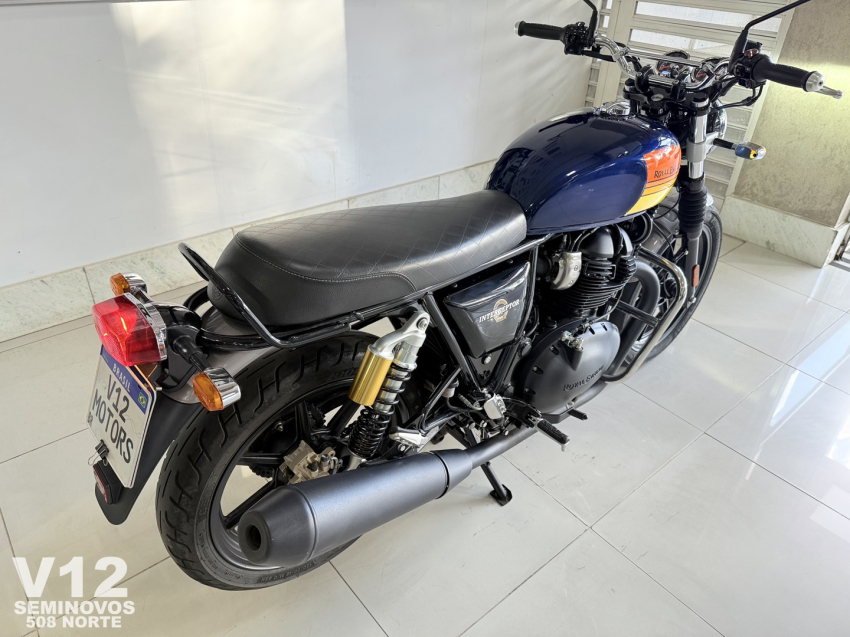 royal enfield interceptor 650 barcelona blue gasolina manual 2024