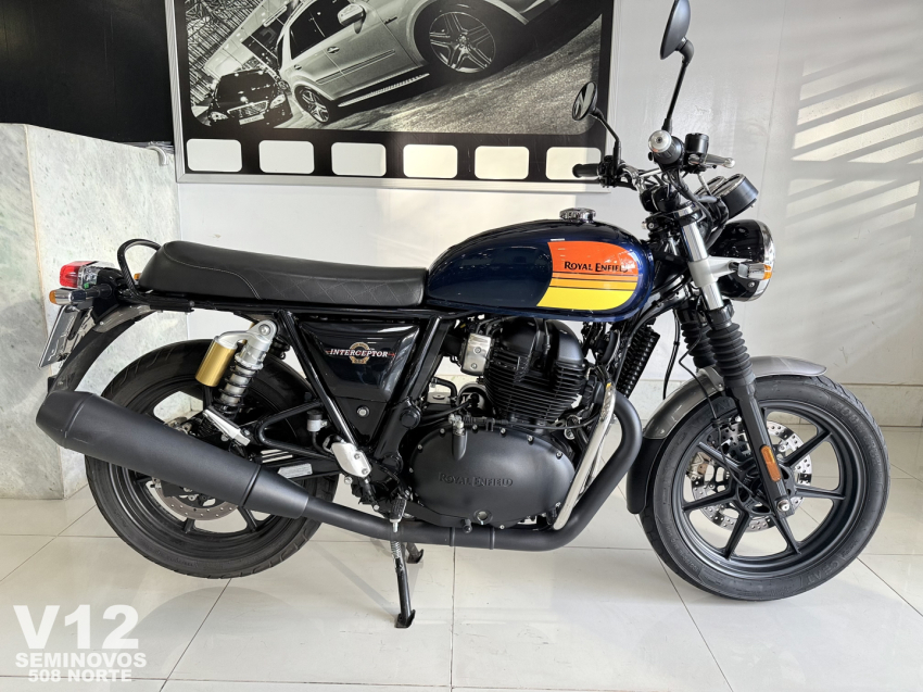 royal enfield interceptor 650 barcelona blue gasolina manual 2024