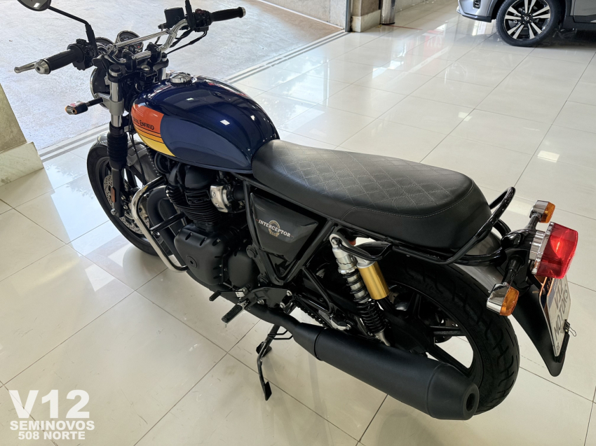 royal enfield interceptor 650 barcelona blue gasolina manual 2024