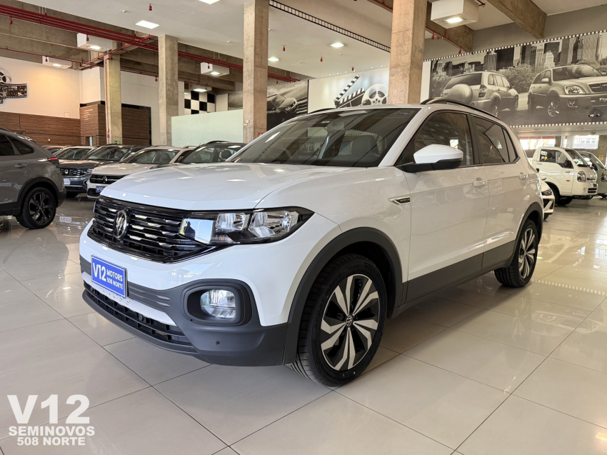 volkswagen t-cross 1.0 200 tsi total flex comfortline automatico.