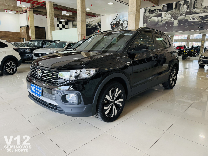volkswagen t-cross 1.0 200 tsi total flex comfortline automatico.