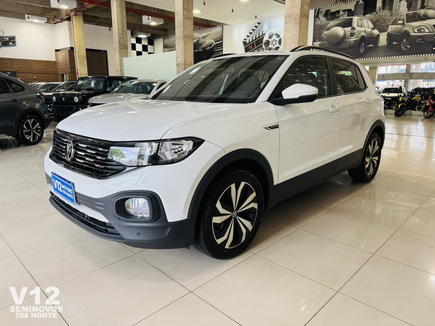 volkswagen t-cross 1.0 200 tsi total flex comfortline automatico.