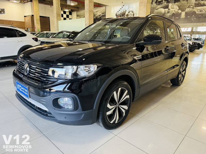 volkswagen t-cross 1.0 200 tsi total flex comfortline automatico.