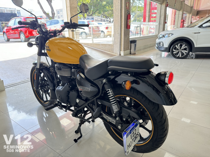 royal enfield meteor 350 fireball yellow gasolina manual 20231