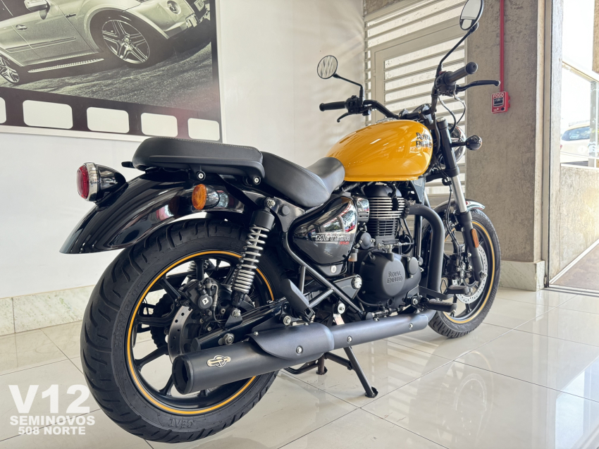royal enfield meteor 350 fireball yellow gasolina manual 20232