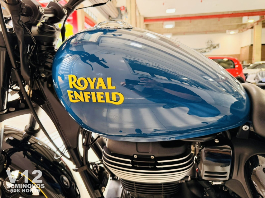 royal enfield meteor 350 fireball blue gasolina manual 20242