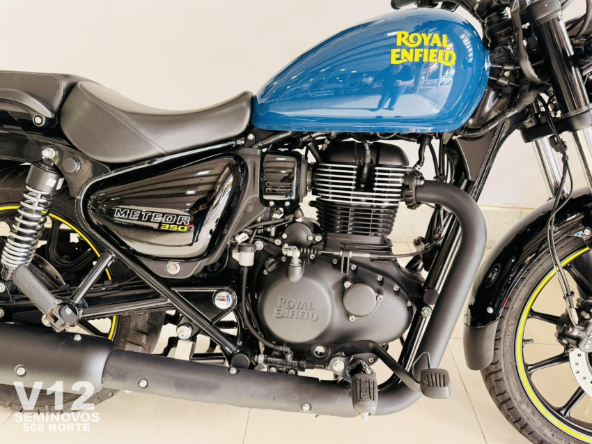 royal enfield meteor 350 fireball blue gasolina manual 20243