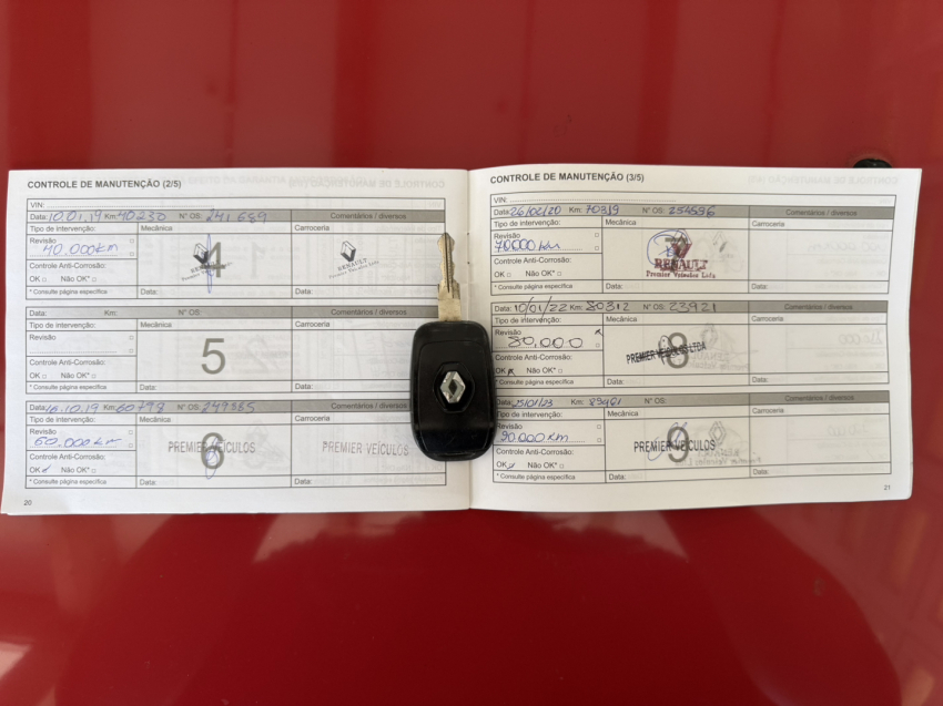 renault sandero 1.0 12v sce flex authentique manual 4p 20187