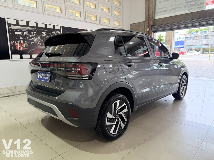 volkswagen t-cross 1.0 200 tsi total flex comfortline automatico 4p 20252