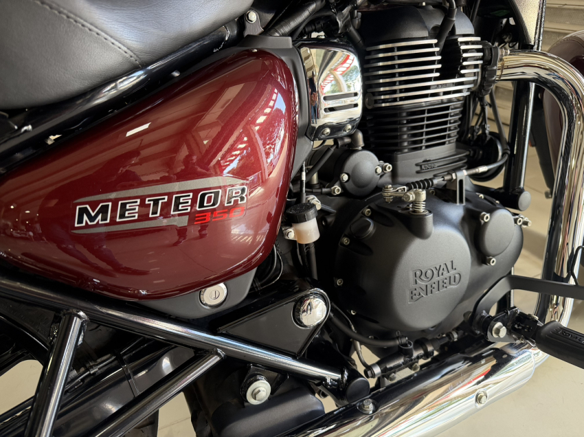 royal enfield meteor 350 stellar red gasolina manual 20239