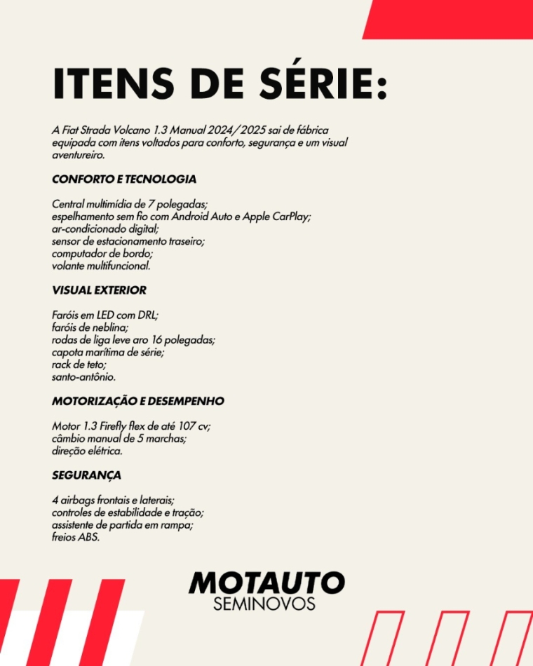 strada volcano 1.3 manual ,unico dono ,na garantia de fabrica5