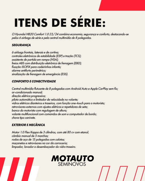 hb20 confort 1.0 manual,ainda na garantia de fabrica8