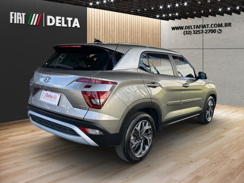 hyundai creta platinum 1.0 turbo 2023 n prata. hyundai creta platinum 1.0 turbo 2023 n prata.