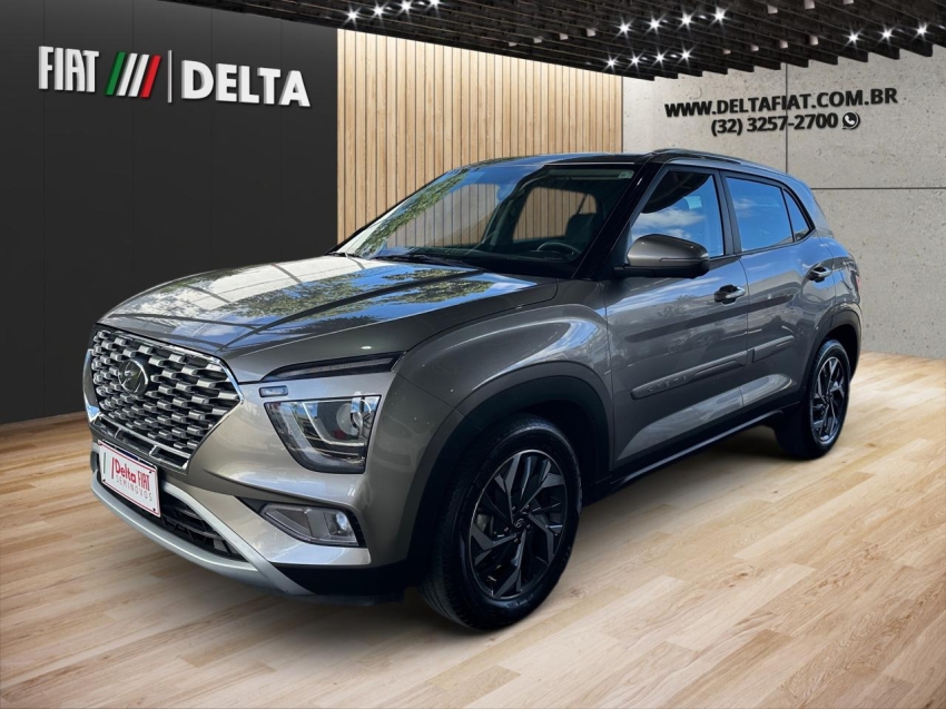 hyundai creta platinum 1.0 turbo 2023 n prata. hyundai creta platinum 1.0 turbo 2023 n prata.