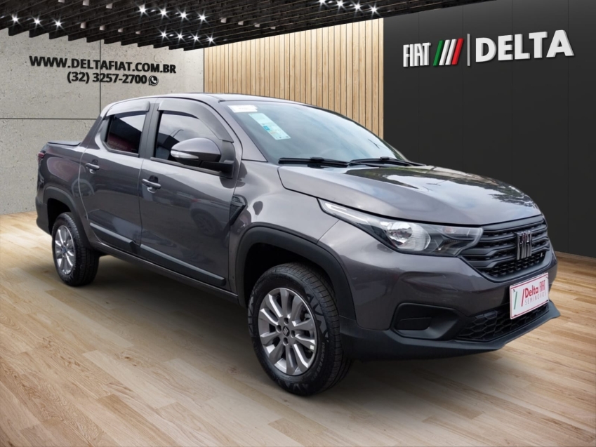 fiat strada freedom cabine dupla 1.3 2024 n cinza fiat strada freedom cabine dupla 1.3 2024 n cinza