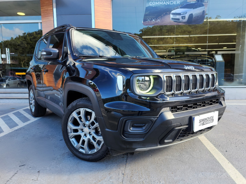 jeep renegade 1.3 t270 turbo flex longitude at6 24/25 seminovo1