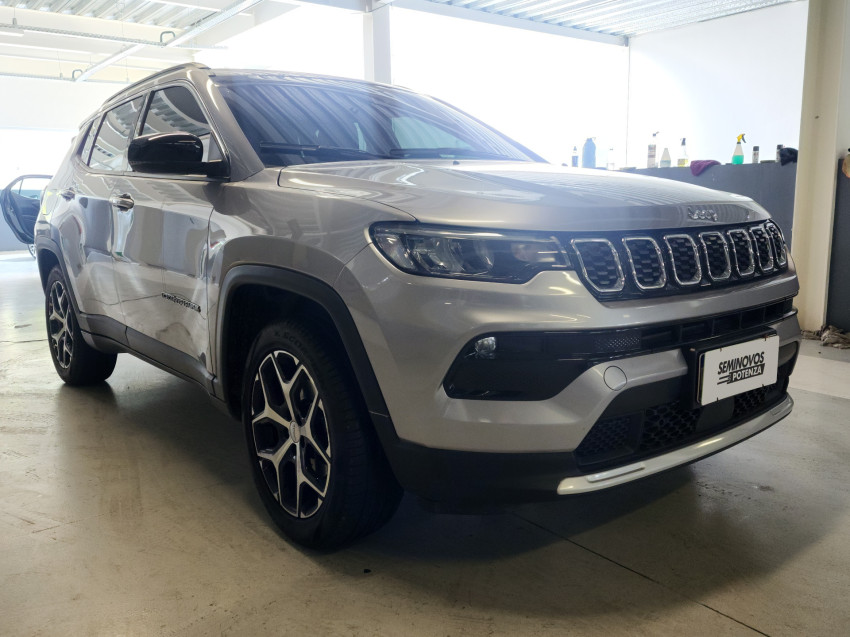 jeep compass 1.3 t270 turbo flex longitude at6 24/25 seminovo1