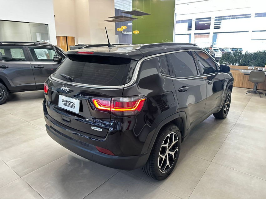 jeep compass 1.3 t270 turbo flex longitude at6 24/25 seminovo3