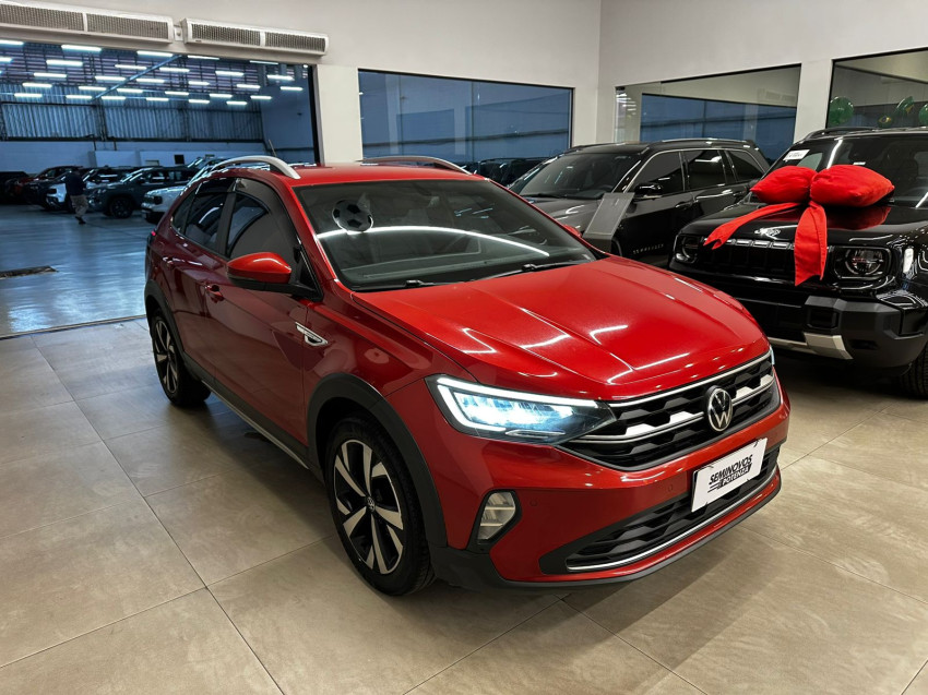 volkswagen nivus highline turbo 200 tsi revisado vermelho metalico automatico super novo1