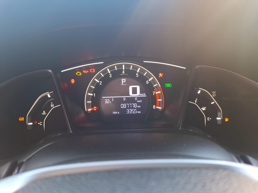 honda civic 2.0 16v flexone ex 4p cvt flex automatico 20188