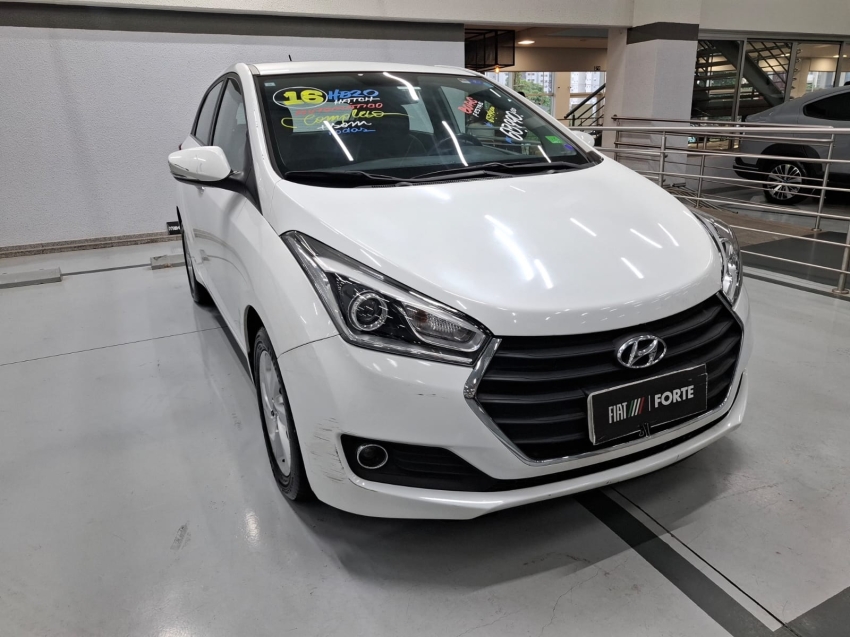 hyundai hb20 1.6 premium 16v flex 4p automatico manual 20163