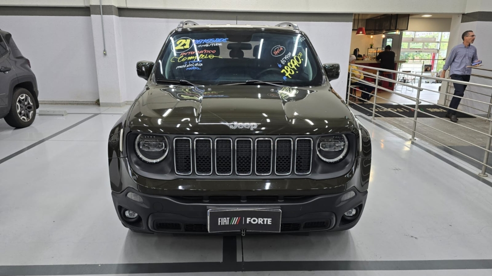 jeep renegade 1.8 16v flex longitude 4p automatico 20212