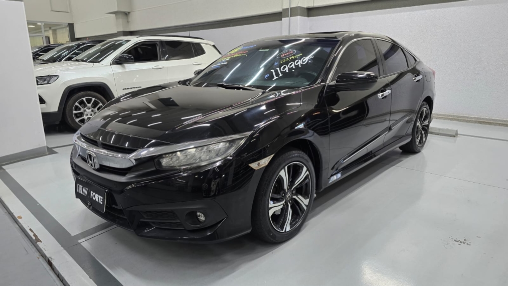honda civic 1.5 16v turbo gasolina touring 4p cvt automatico 20181