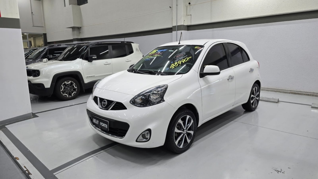 nissan march 1.6 sl 16v flex 4p manual automatico 20161