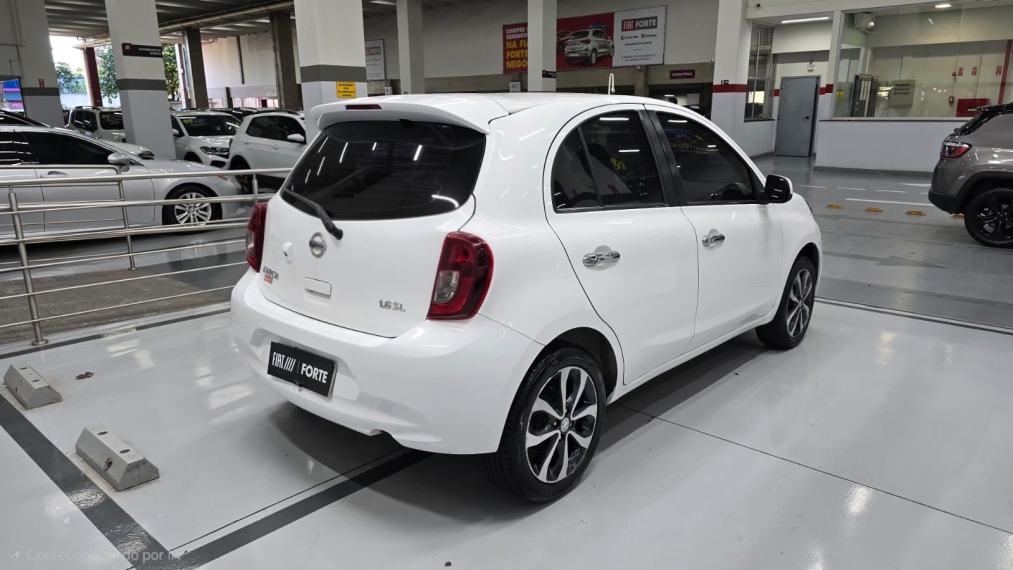nissan march 1.6 sl 16v flex 4p manual automatico 201613