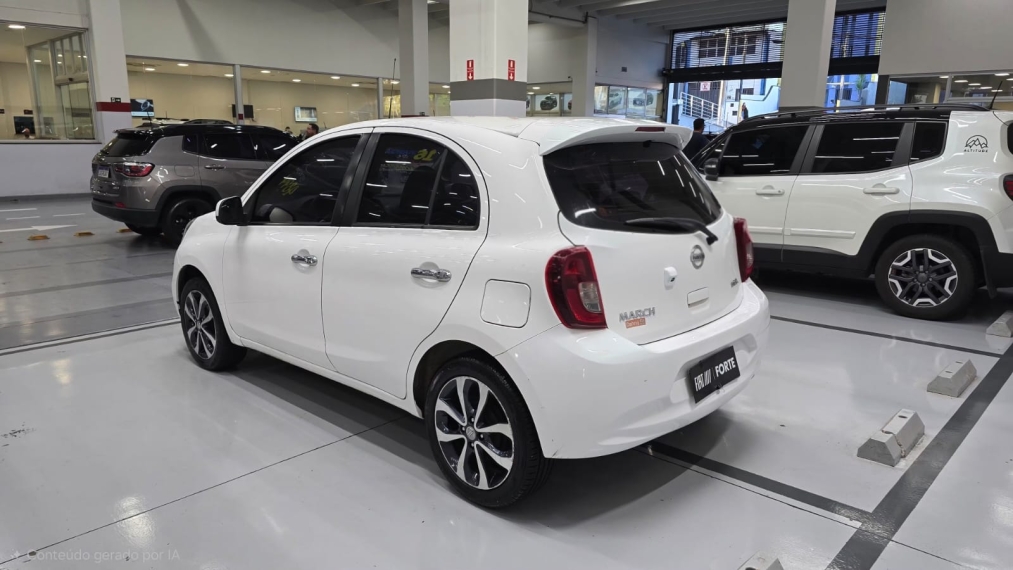 nissan march 1.6 sl 16v flex 4p manual automatico 201615