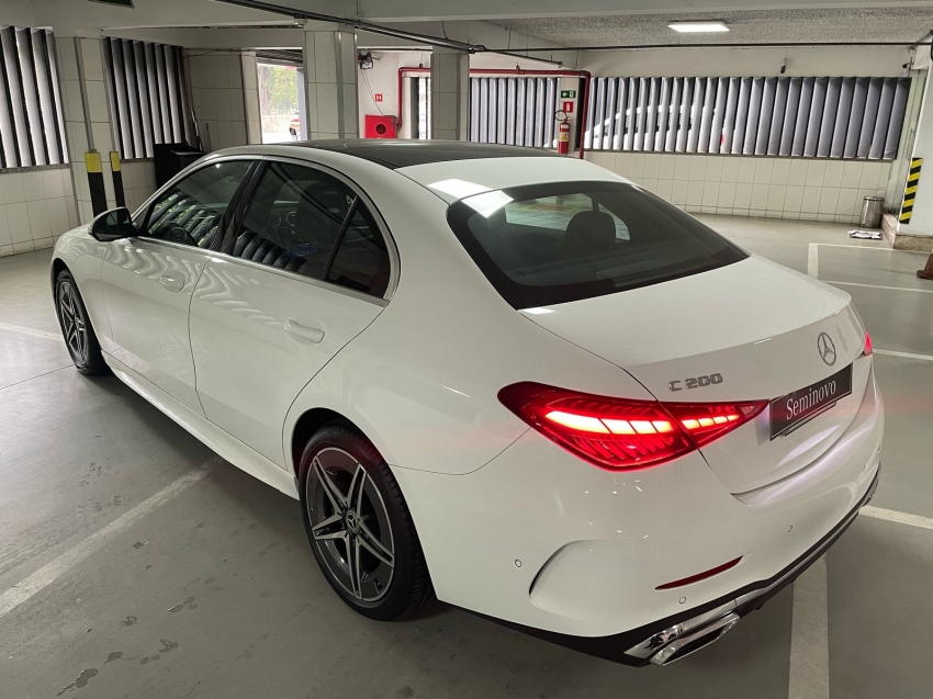 mercedes-benz c 200 1.5 eq boost hibrido amg line 9g-tronic 5p automatico 2023