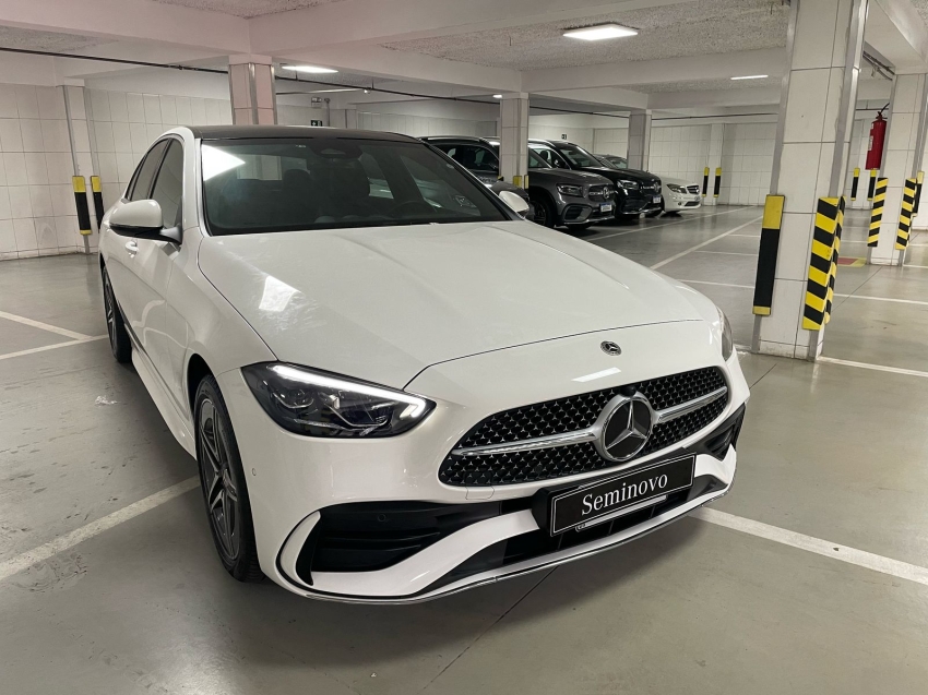 mercedes-benz c 200 1.5 eq boost hibrido amg line 9g-tronic 5p automatico 2023