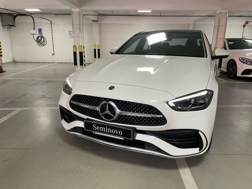 mercedes-benz c 200 1.5 eq boost hibrido amg line 9g-tronic 5p automatico 2023