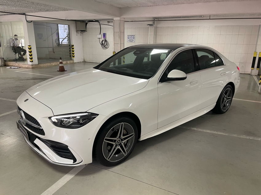 mercedes-benz c 200 1.5 eq boost hibrido amg line 9g-tronic 5p automatico 2023