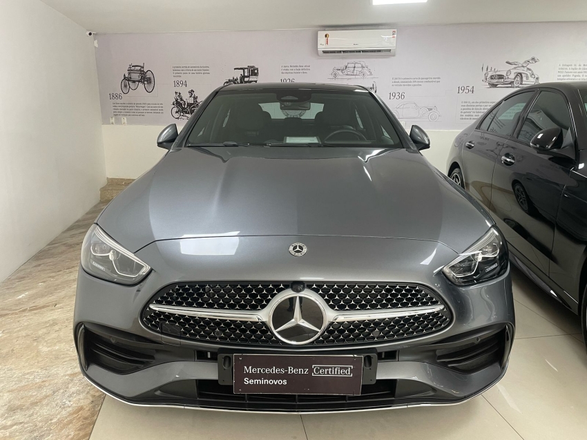 mercedes-benz c 200 1.5 eq boost hibrido amg line 9g-tronic gasolina 5p automatico 2024