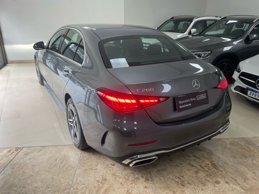 mercedes-benz c 200 1.5 eq boost hibrido amg line 9g-tronic gasolina 5p automatico 2024