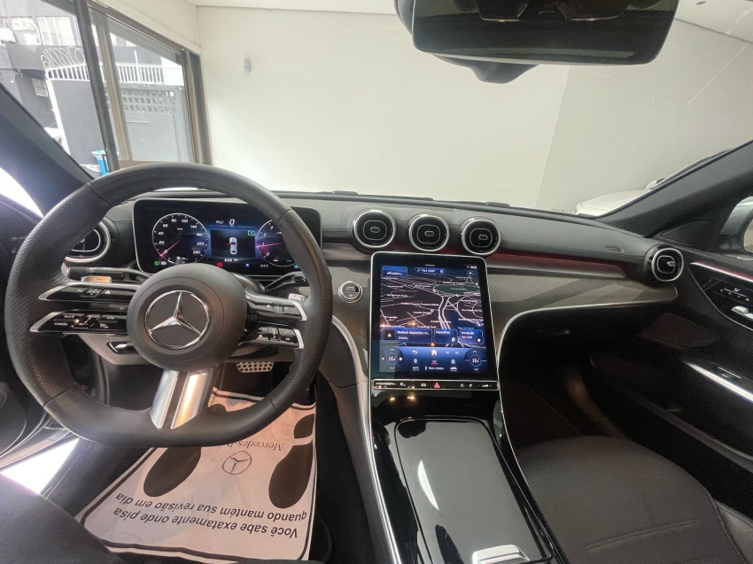 mercedes-benz c 200 1.5 eq boost hibrido amg line 9g-tronic gasolina 5p automatico 2024