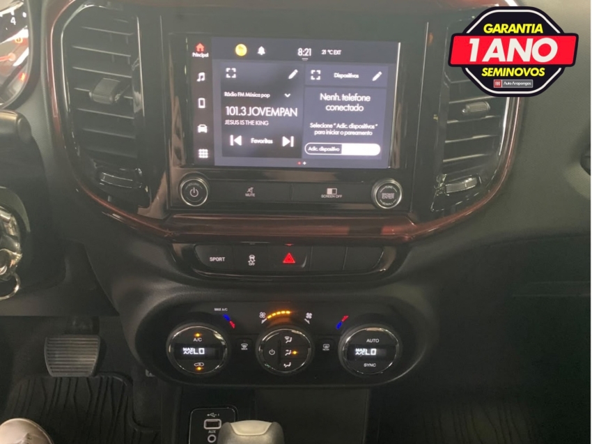 fiat toro 1.8 16v evo flex freedom at6 4p automatico 20216