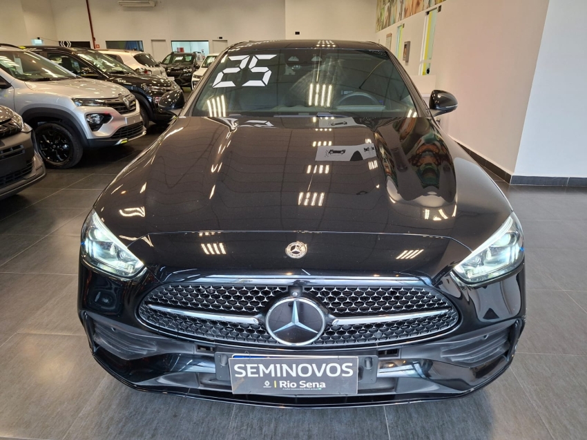 mercedes-benz c 300 2.0 eq boost hibrido amg line 9g-tronic 5p automatico 202514