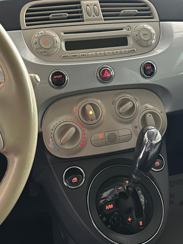 fiat 500 1.4 cult 8v flex 2p automatizado automatico 20124