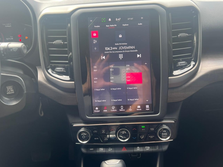 fiat toro 2.0 16v turbo diesel ranch 4wd at9 4p automatico 20248