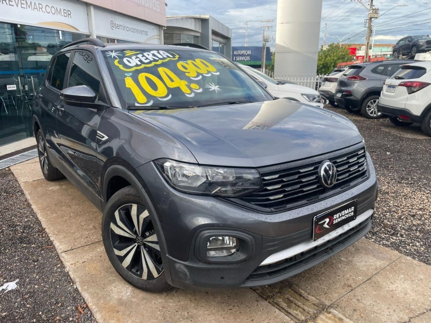 volkswagen t-cross 1.0 200 tsi total flex comfortline automatico 4p 20223